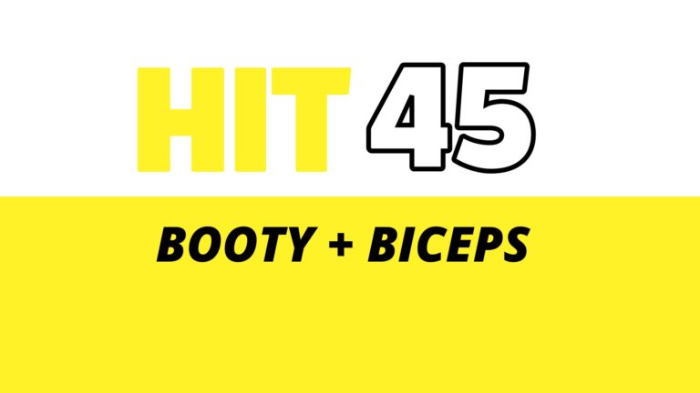 HIT45 || 4/13/22 4:30 || Booty & Biceps || Emily