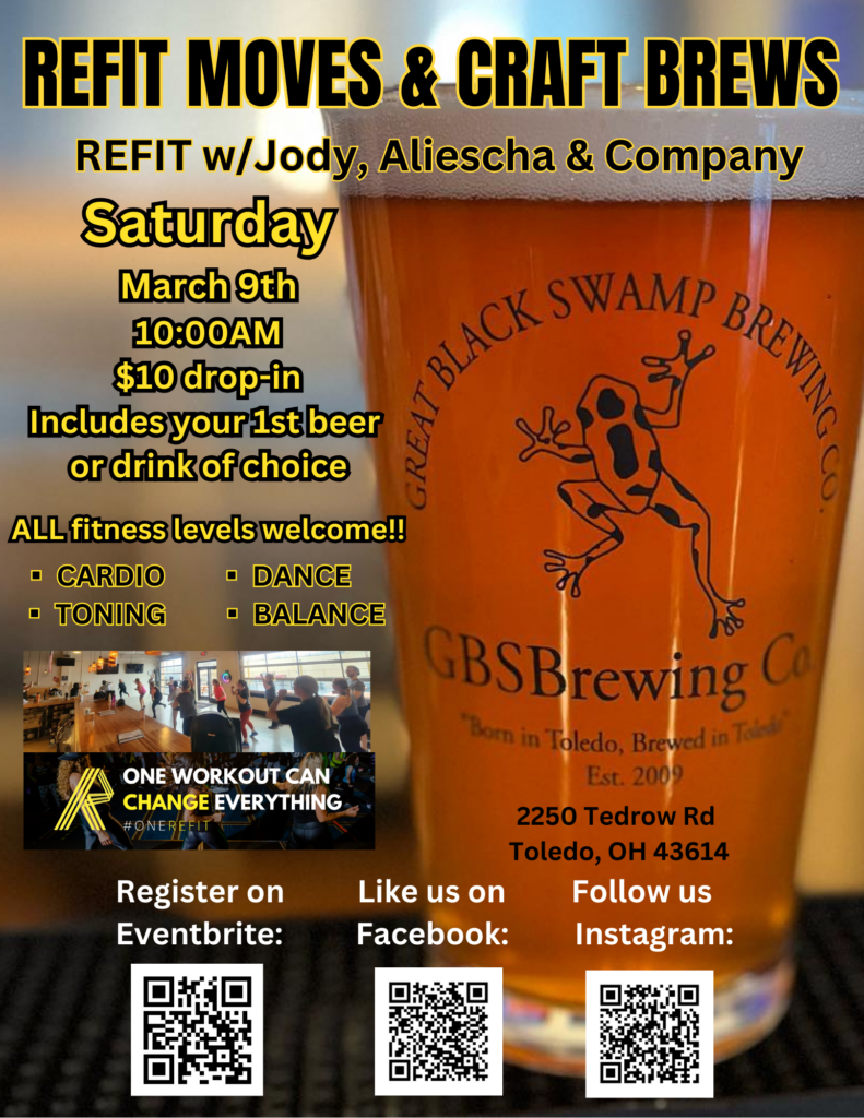 REFIT Moves and Craft Brews @ GBS Brewing Co.