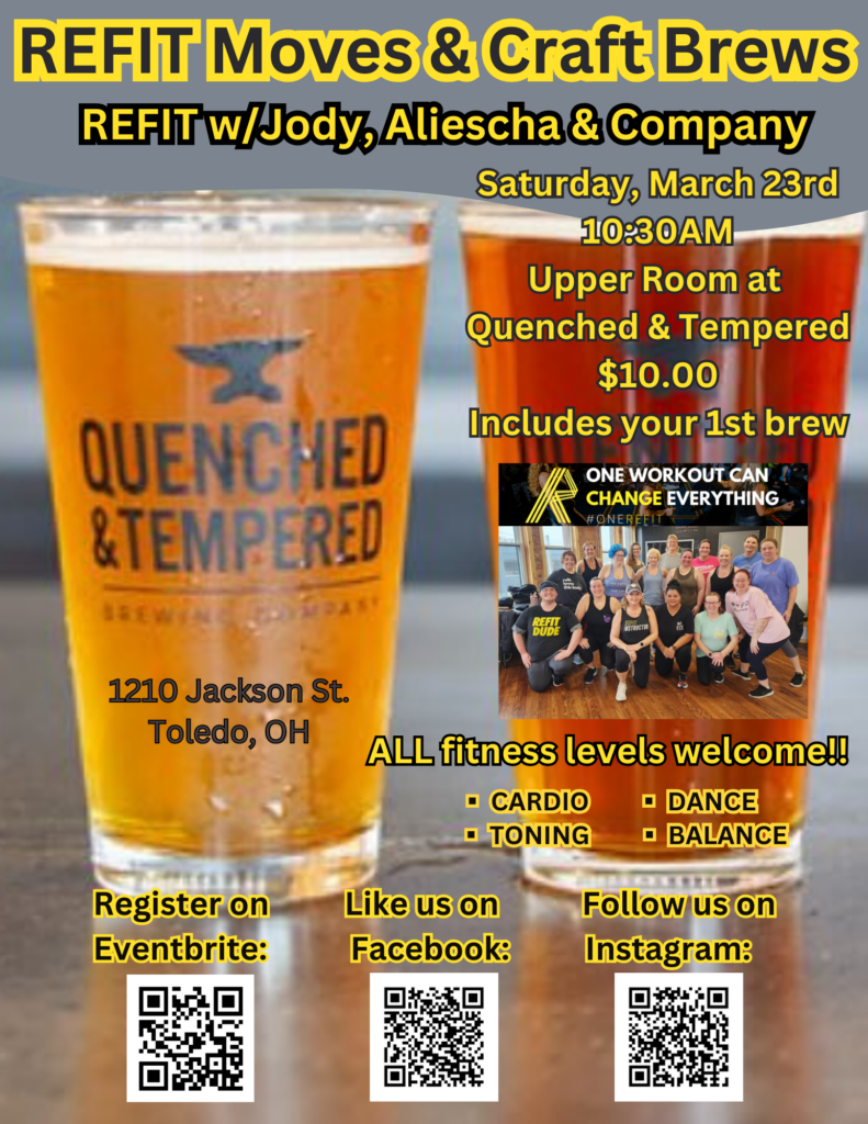 REFIT Moves and Craft Brews @ Quenched & Tempered Brewing Co.
